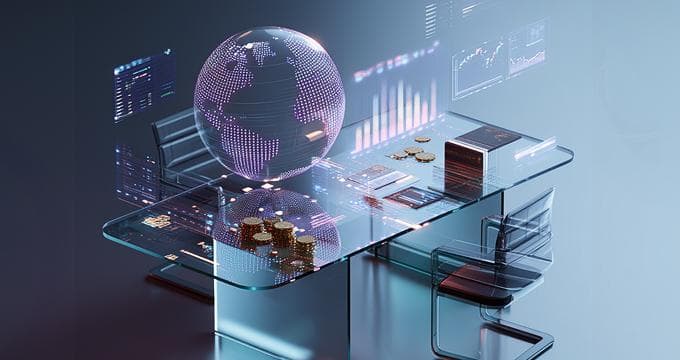 Global network visualization